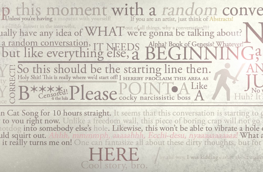 http://kanade-chizuru.deviantart.com/art/Typography-of-a-Random-Conversation-267526799